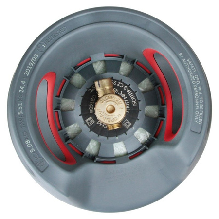 GasBank SINGLE 5 kg - LPG Refillable Gas Cylinder - DIN (G12 KLF) Inlet/Outlet