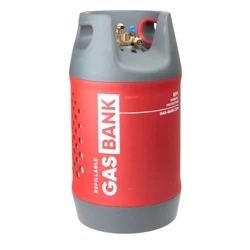 GasBank MULTI 11kg Light Composite Caravan Bottle Multivalve included