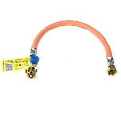 GOK high pressure gas hose KLF x M20x1,5 x 750mm SBS