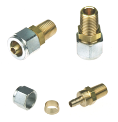 R1/4" G1/4" to 8mm Poly Pipe Connector