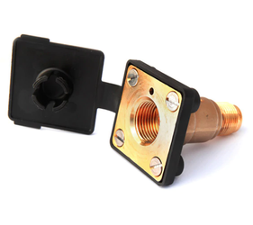 UK Bayonet to JIC 3/4" PLATE Filling Point Straight